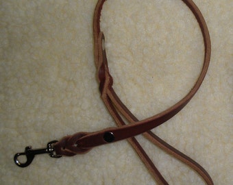 Guinzaglio per cani Latigo Leather TRAFFIC, 1/2" X 24", moschettone girevole argentato, per passeggiate ravvicinate, addestramento al guinzaglio, realizzato a mano negli Stati Uniti da Don Willett.