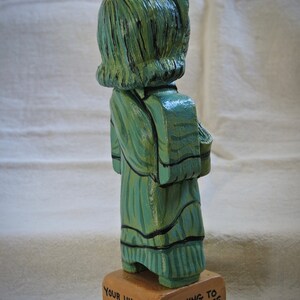 Statue of Liberty: folk art mixed media doll sculpture image 3