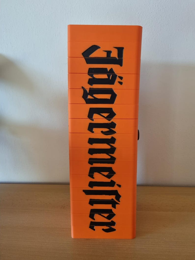 3D Printed Jägermeister Bottle Gift Box | Magnetic Opening Liquor Case ...