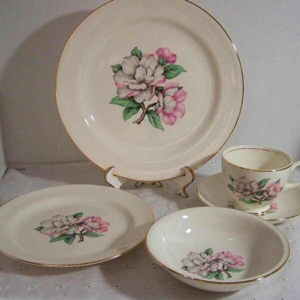 Magnolia Cup Saucer Etsy