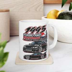 Turbocharged JDM Racing Mug | Ceramic Coffee Cup