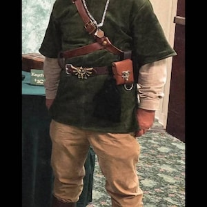 Custom leather costume based on Zelda's Link image 9