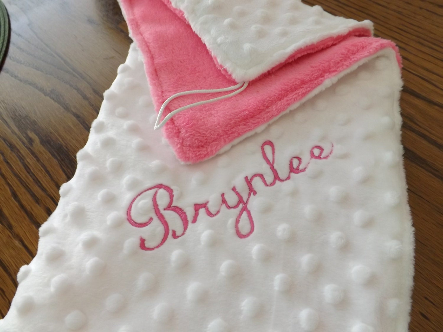 Monogrammed mini blanket/ Loveys/ Minky blankets / Minky lovey Etsy