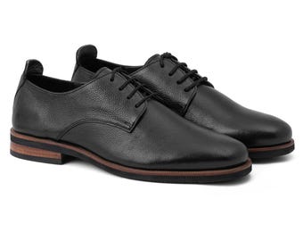 Handgefertigte, rahmengenähte Lederschuhe, Derby-Schuhe nach Maß