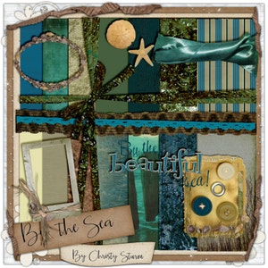 By the Sea Digital Scrapbooking Kit