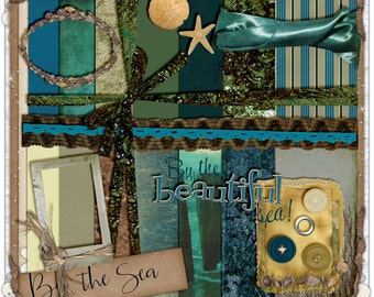 By the Sea Digital Scrapbooking Kit