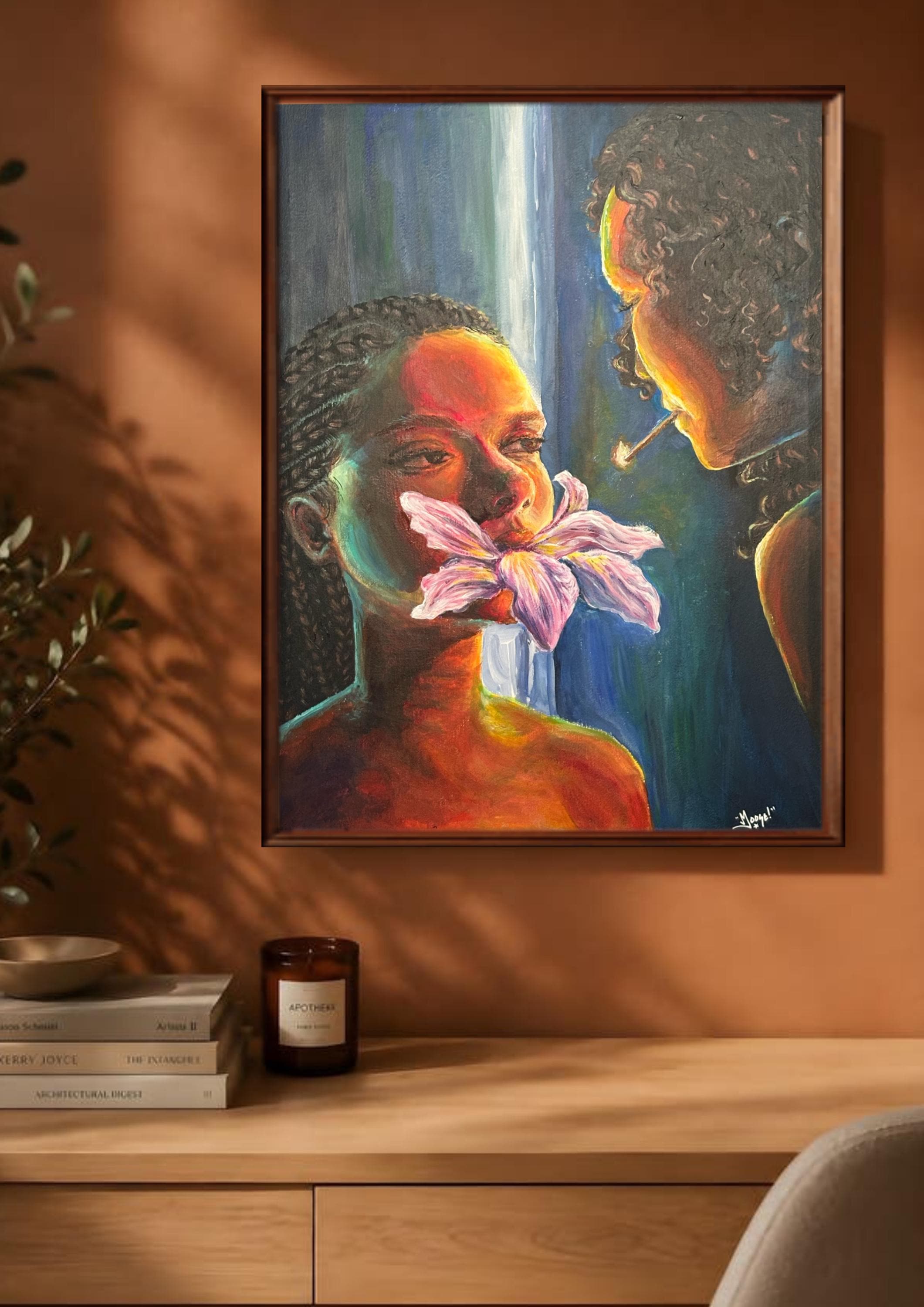 絵画 Acrylic painting A3 A3 Acrylic Painting - Etsy