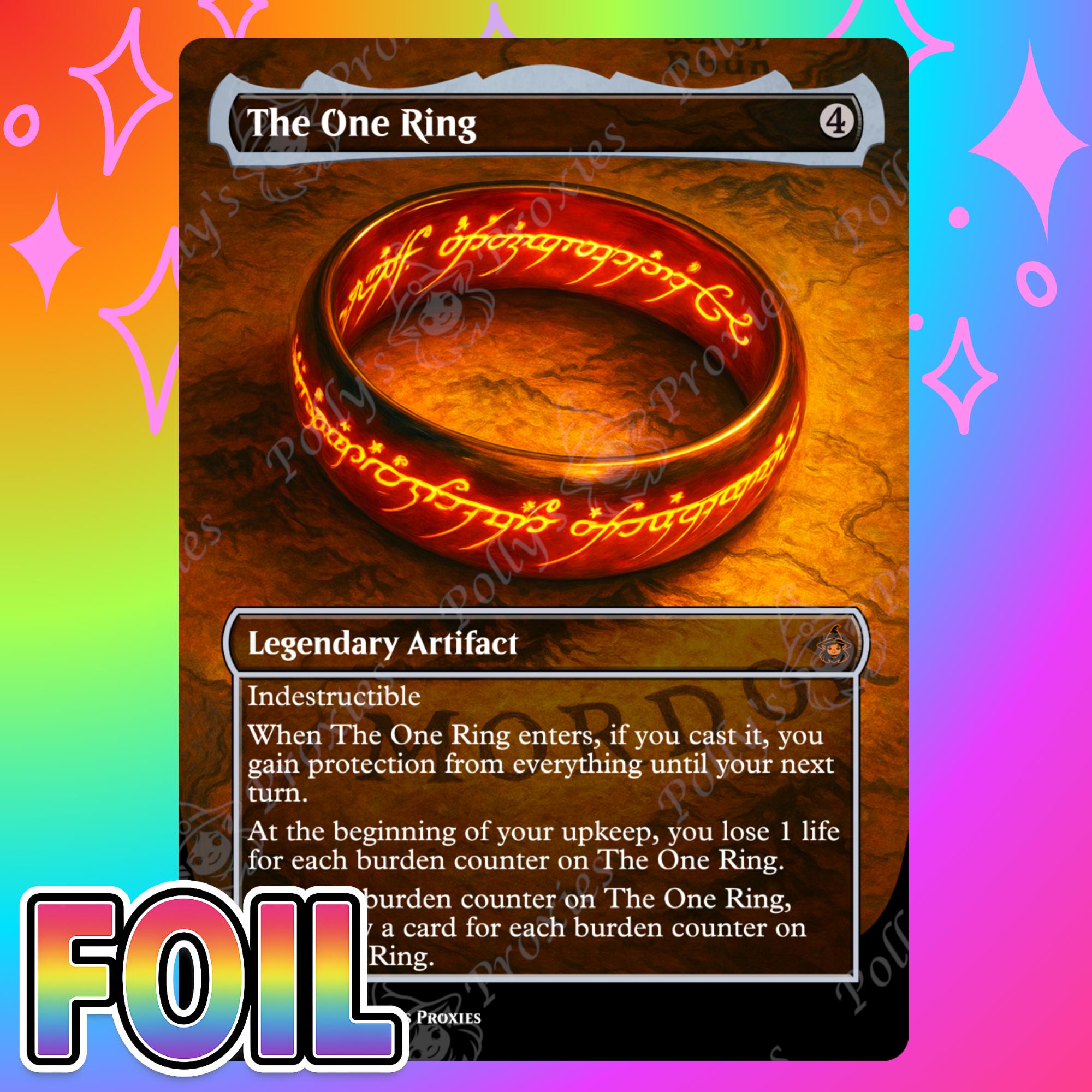 The One Ring Mtg Foil - Etsy