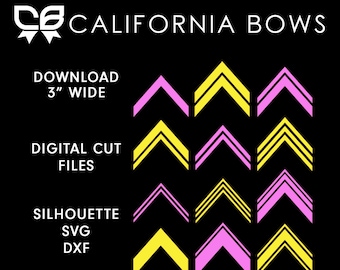 Cheer Bow Tails Vinyl Cut Files DOWNLOAD- 12 pack