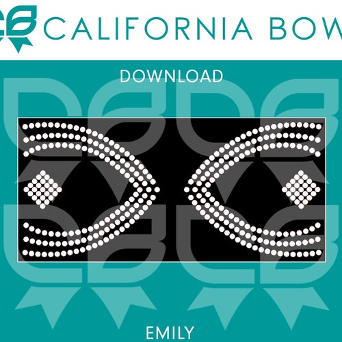 FREE Printable PDF DIY Cheer Bow Guide Tiger Stripes for Vinyl Heat