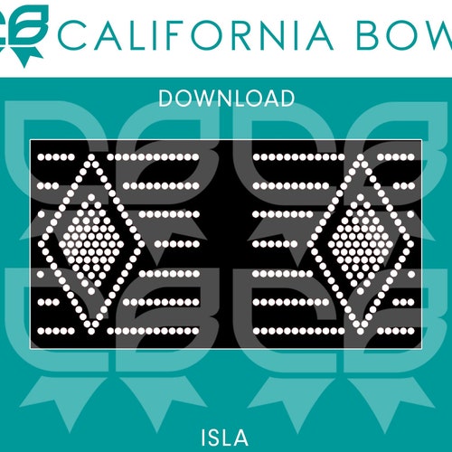 FREE Printable PDF DIY Cheer Bow Guide Tiger Stripes for Vinyl Heat