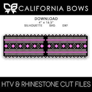 Tailless Cheer Bow Download Cut File Vinyl Rhinestone