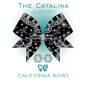 Catalina 3 "Cheer Bow Strass Vorlage Download