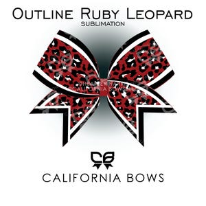 Descarga de PNG de la imagen PNG de sublimación de guepardo leopardo rubí