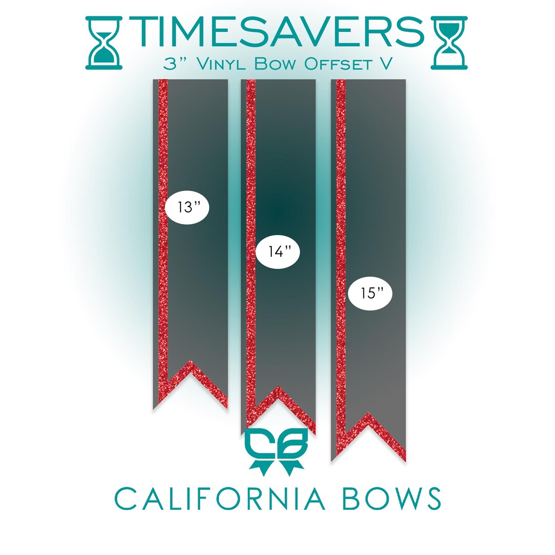 3 Inch Line V Cheer Bow Download Cut File Basic Background - Etsy