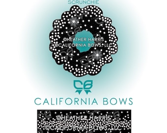 Scrunchie Scatter Rhinestone Template Download