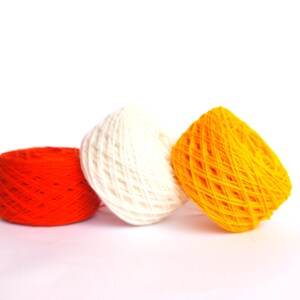 100% WOOL YARN, 3 Balls Wool Yarn,  High Quality Wool Yarn, Knitting, Crochet Wool Yarn, 300g (10.5oz)