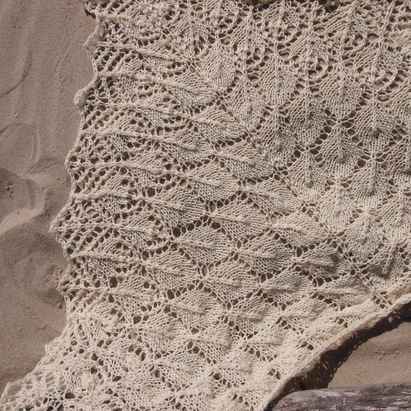 knitted arm shawl
