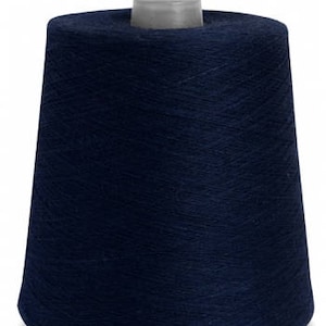 500g/ 17.5oz 100% LINEN YARN, Dark Ink Blue Color Linen Yarn, linen yarn, high quality yarn