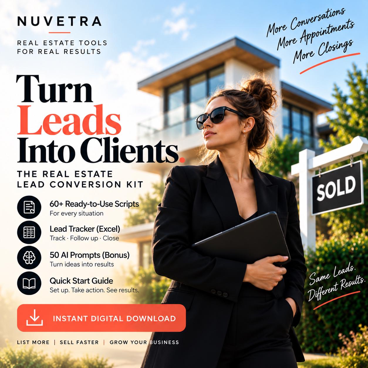 Real estate lead conversion kit cover from Local Growth Studio