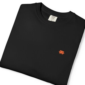 Claude Code Embroidered T-Shirt, Garment-Dyed Cotton Tee, Embroidered tee,Programmer Gift