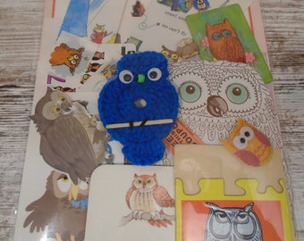 Winking Owl Pin The Nose Birthday Party Game