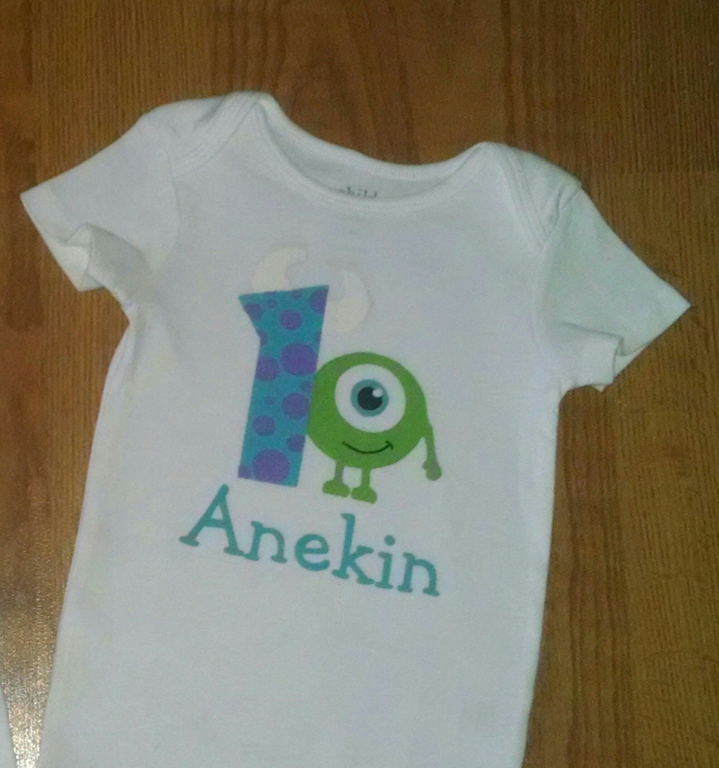 monsters inc 1st birthday shirt