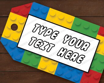 lego gift tags