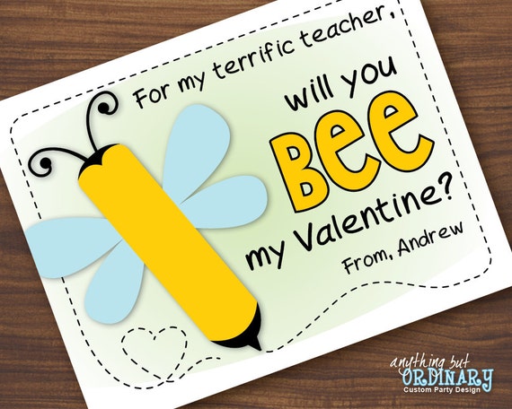 Lip Balm Valentine Printable, BEE my Valentine Cards, INSTANT DOWNLOAD printable digital file
