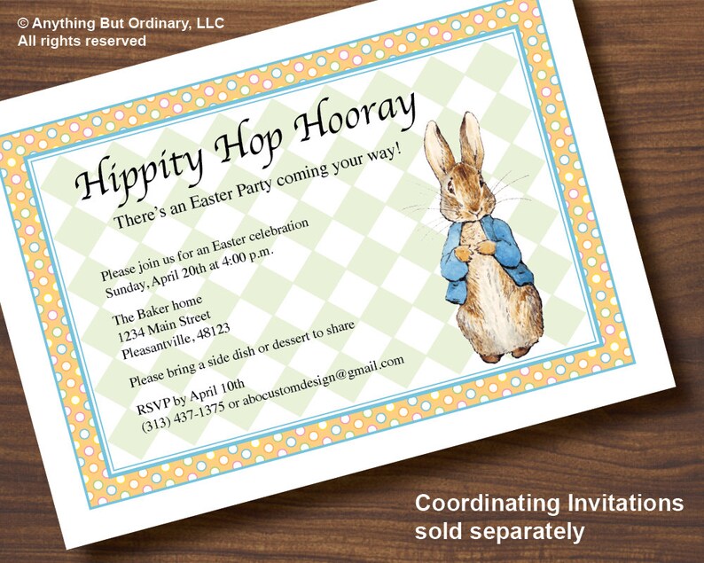 Peter Rabbit Easter Decorations INSTANT DOWNLOAD DIY Etsy