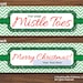Mistletoes Bagtoppers, Editable Gift Bag Labels, INSTANT DOWNLOAD ...