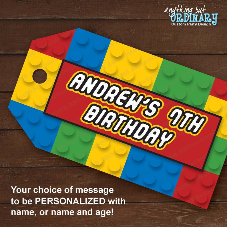 personalized building blocks