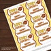Printable Turkey Legs Treat Bag Labels | Editable Thanksgiving Bag ...