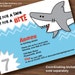 Shark Bait Favor Tags Printable Round Shark Labels INSTANT DOWNLOAD Digital File - Etsy