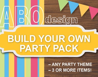 Printable Party Pack - Etsy