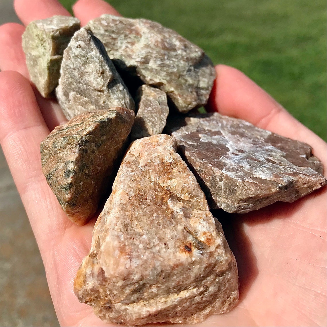 Lot of Rough Raw Natural Potassium Feldspar Minerals Potash Etsy