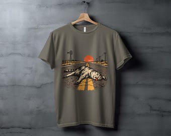 Dead Tired Cat Graphic Tee