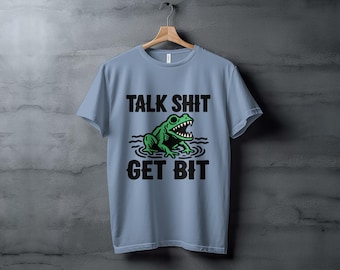 Talk Shit Get Bit Frog Tee