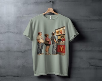 Vintage Fast Food Line Tee