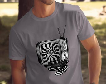 Psychedelic Retro TV Tee