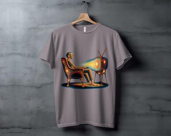 T-shirt psychédélique TV Trance