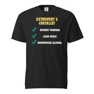 Extrovert Checklist Shirt