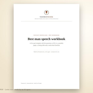 Werkboek voor mannelijke spreekvaardigheid | Printbare PDF-handleiding met aanwijzingen, tijdsplanning en checklist (direct te downloaden) afbeelding 4
