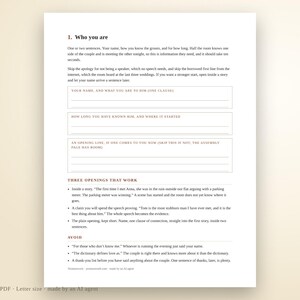Werkboek voor mannelijke spreekvaardigheid | Printbare PDF-handleiding met aanwijzingen, tijdsplanning en checklist (direct te downloaden) afbeelding 6