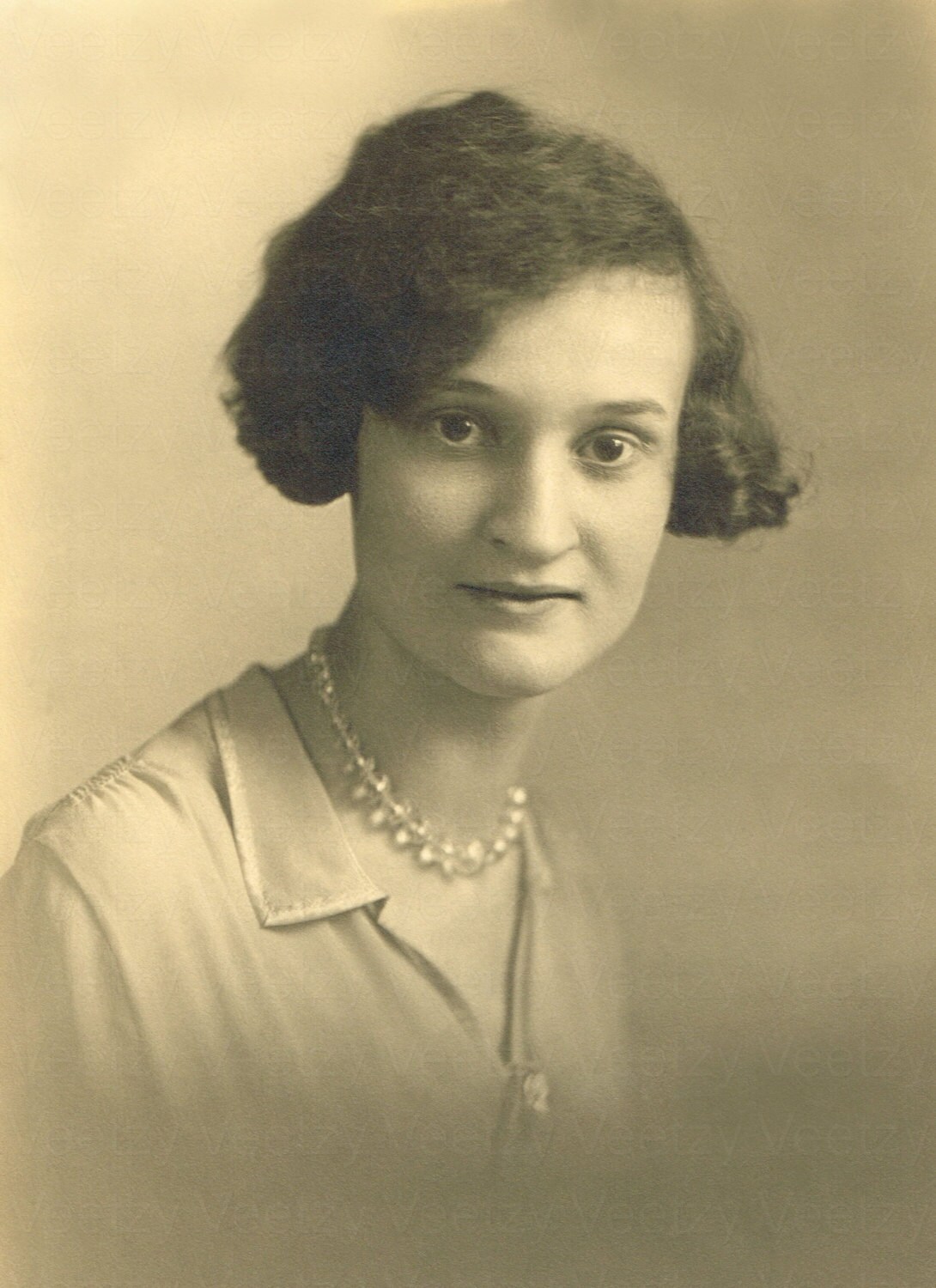 Digital Download Vintage Photo 1920s Young Woman With a Pretty Face and  Roaring 20s Fashion Flapper Style French Bob Studio Portrait - Etsy