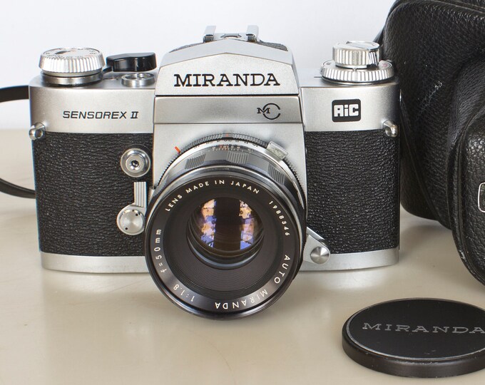 Miranda Sensorex II Camera With Auto Miranda 50MM 11.8 Lens Working