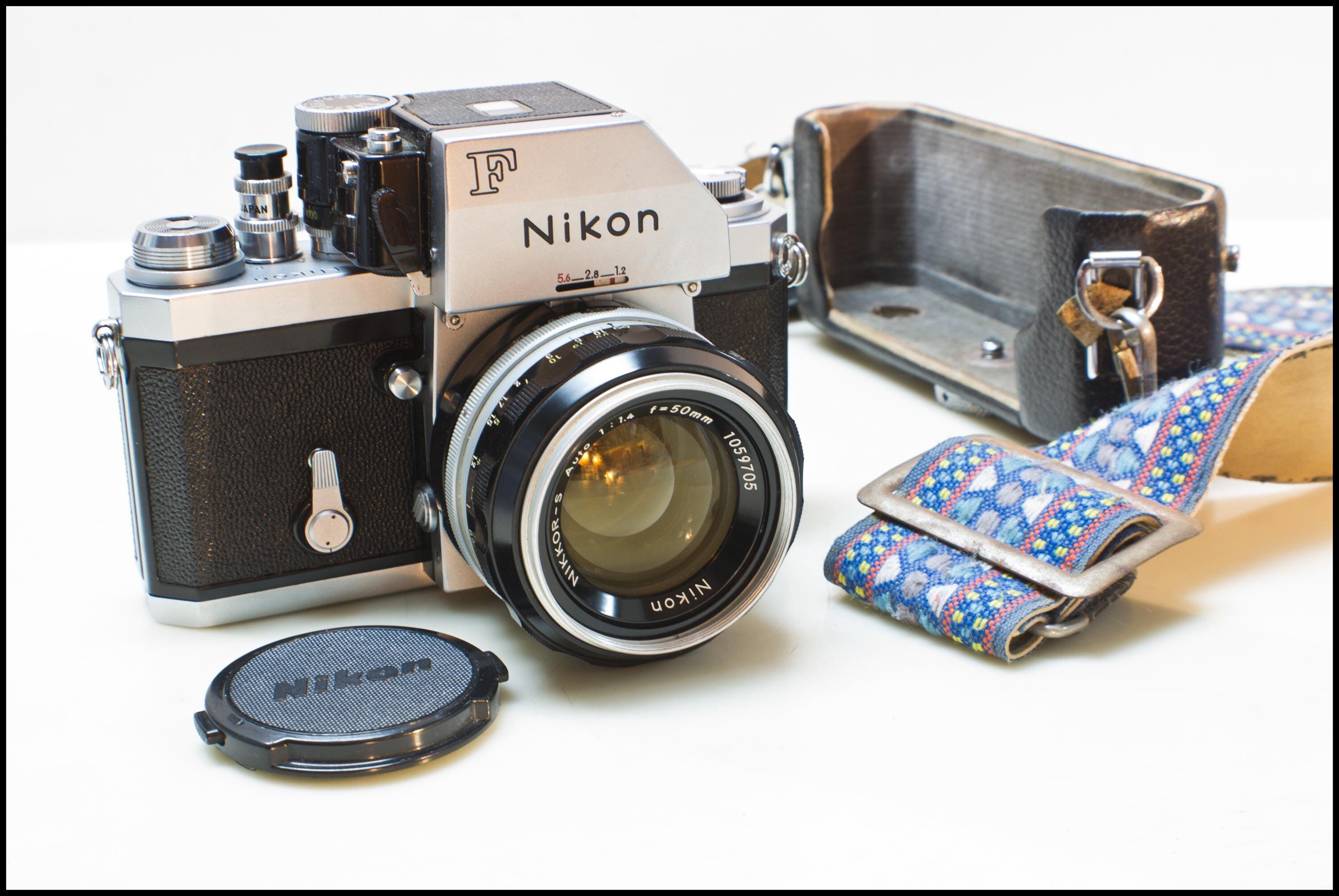 Vintage Nikon F Camera With a Very Fast Nikon Nikkor-s 50MM 1:1.4