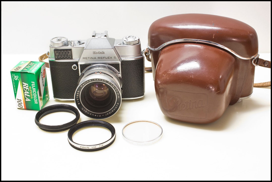 Kodak Retina Reflex S Camera With 50MM Schneider-kreuznach Etsy