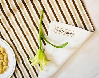 Walnut Grove Hand Block Printed Placemat (Set of 4)