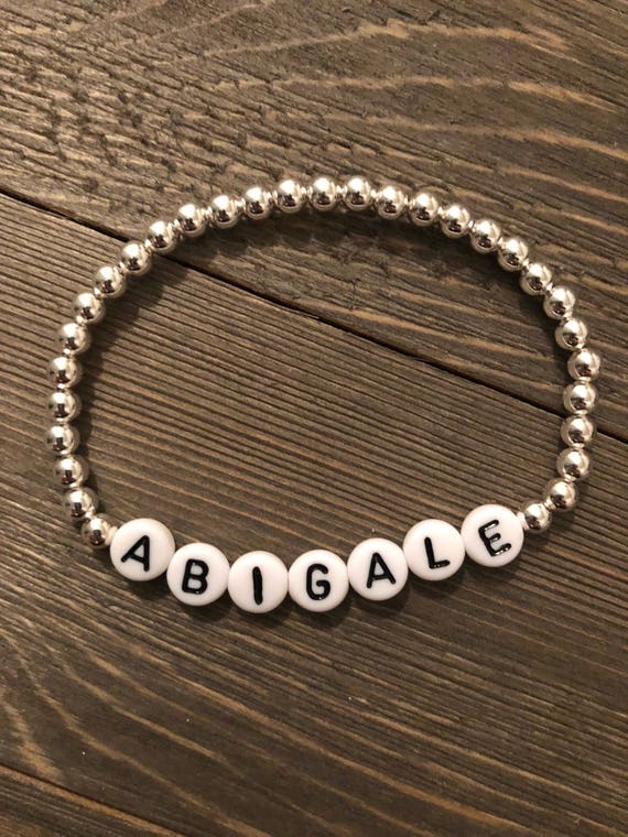 baby name bracelet for mom